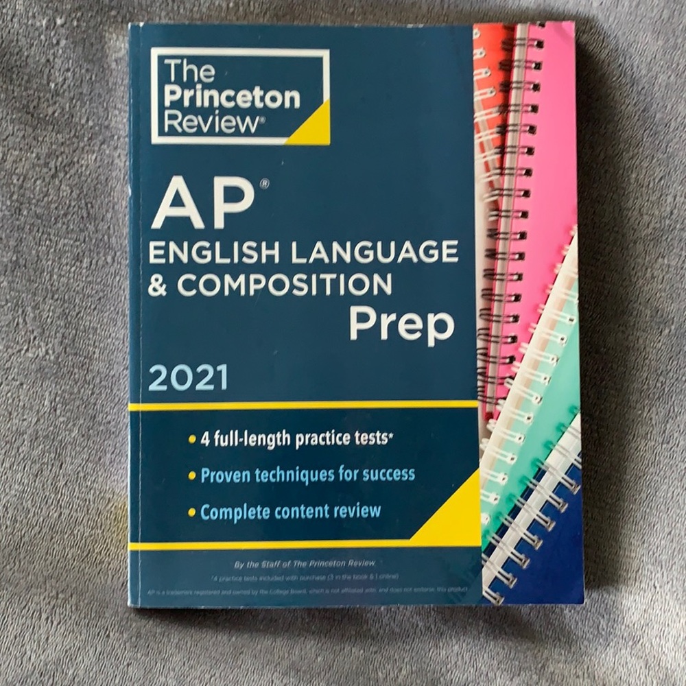 Princeton Review AP Lang Prep Book (lightly used)